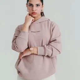 rhino cult Women Typographic Print Regular Fit Hoodie-picture-15