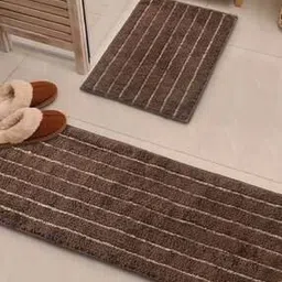 saral home Pack of 2 Anti-Skid Rugs 3' x 1'-picture-28