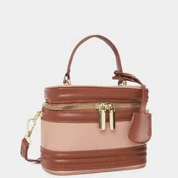 styli Women Colourblock Handbag with Detachable Strap-picture-37