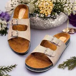 kiana house of fashion Women Buckled Slides-picture-52