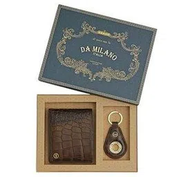 da milano Men Croc-Embossed Wallet with Key Chain-picture-33
