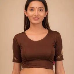 bindigasm's advi Women Embroidered Slip-On Blouse-picture-27