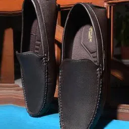 liberty Men Round-Toe Loafers with Stitched Detail-picture-12
