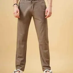 paul street Men Mid-Rise Relaxed Fit Flat Front Trousers-picture-43