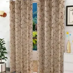 presto Set of 2 Floral Woven Eyelet Door Curtains-picture-10