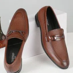 teakwood leathers Men Low-Top Slip-On Mocassins with Metal Accent-picture-13