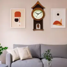 attractionz Analogue Wall Clock with Pendulum-picture-47