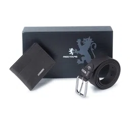 red tape Men Wide Belt with Bi-Fold Wallet  image 1