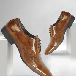 aadi Men Round-Toe Lace-Up Formal Shoes image 1