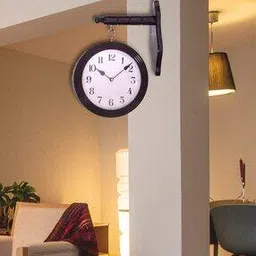 chronikle Double-Sided Station Hanging Wall Clock-picture-14