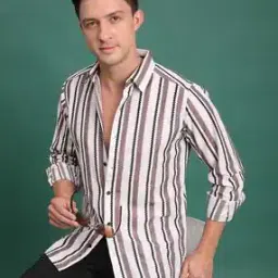 voroxy x ag Men Striped Regular Fit Shirt-picture-16