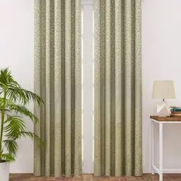 happy hues Floral Print Long Door Curtain-picture-44