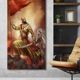999store Chhatrapati Shivaji Portrait Historical Wall Art Decoration-picture-34