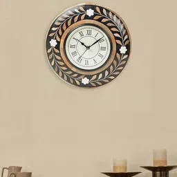 fabindia Aardik Natural Fibre Inlay Wall Clock-picture-50