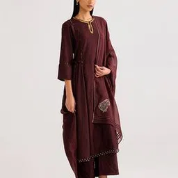 ancestry Women Paisley Embroidered Dupatta-picture-35