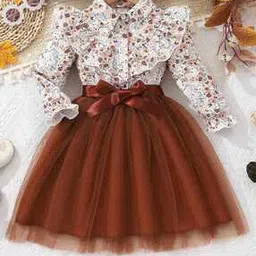 saraha designer Girls Printed A-Line Dress-picture-18