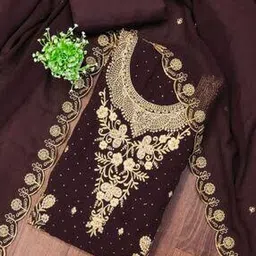 svaraa Women Embellished Unstitched Dress Material-picture-37