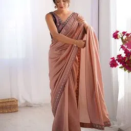 ri-wah Women Design Gota Silk Embellished Saree-picture-50