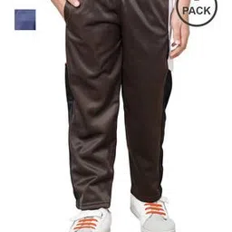 indiweaves Boys Pack of 2 Straight Track Pants with Drawstring-picture-23