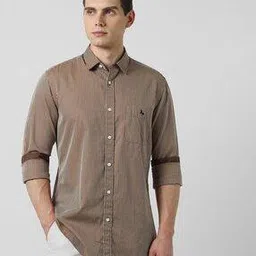 van heusen Men Striped Slim Fit Cotton Shirt-picture-11