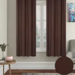 cortina eyelet curtain Set of 2 Eyelet Window Curtains-picture-10