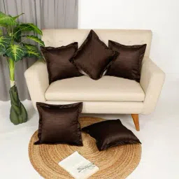 the conversion Set of 5 Decorative with Flange Border Cushion Cover  image 1