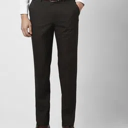 van heusen   Men Mid Rise Slim Fit Trousers-picture-46