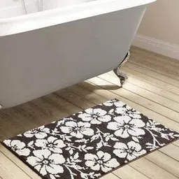 obsessions Floral Print Anti-Skid Bath Mat 28" x 21"-picture-30