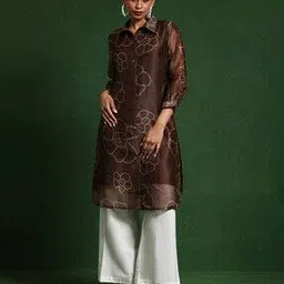 varanga Women Bandhani Print A-Line Kurta-picture-12