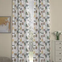 rosarahome Set of 2 Bear Print Door Curtains-picture-12