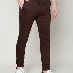 the indian garage co Slim Fit Joggers with Insert Pockets-picture-13