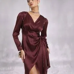 ketch Women Mini Wrap Dress-picture-23