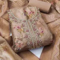 svaraa Women Embroidery Unstitched Dress Material -picture-51