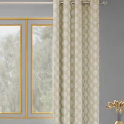 haus & kinder Palm Charm Polyester Single Window Curtain -picture-40