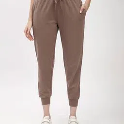 r&b Women Slim Fit Cuffed Joggers with Drawstring Waist-picture-46