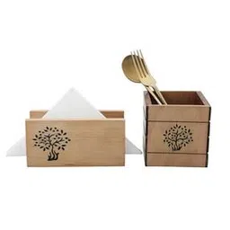vareesha Set of 2 Wood Cutlery Holder & Napkin Holder-picture-42