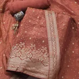 mbz.in by meena bazaar Women Embroidered Unstitched Dress Material-picture-25