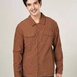 people by pantaloons Men Regular Fit Jacket with Button-Front-picture-44