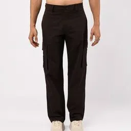 tailoraedge Men Relaxed Fit Flat-Front Cargo Pants-picture-52