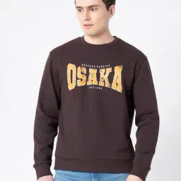 red tape Men Printed Regular Fit Crew-Neck Sweatshirt image 1