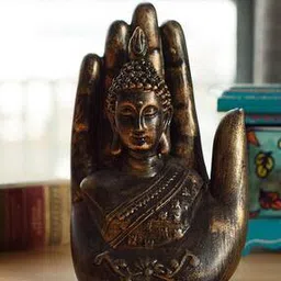 ecraftindia Decorative Palm Buddha Figurine-picture-39
