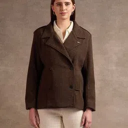 u.s. polo assn. Notched Collar Double-Breasted Jacket-picture-19