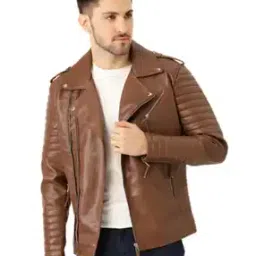 leather retail Men Regular Fit Bikers Jacket-picture-44