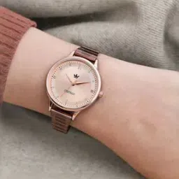 crestello Women Analogue Watch with Metallic Strap-CR-CP156-RG-BWCH-picture-25