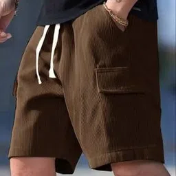 deslizar Men Regular Fit Cargo Shorts-picture-34
