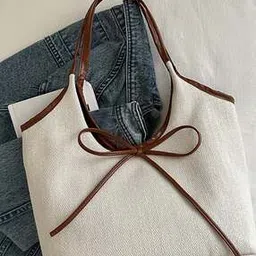 lulu & sky Women Tote Bag with Bow Accent -picture-19