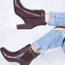 shuz touch Women Ankle Length Boots with Buckle Accent-picture-25