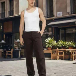 buda jeans co Men Tapered Fit Cargo Trousers image 1