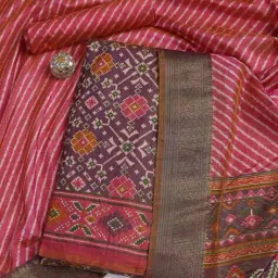 mbz.in by meena bazaar Women Printed 3-Piece Dress Material image 1