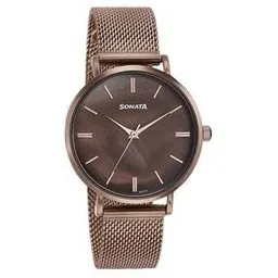 Women Water-Resistant Analogue-NT87067QM01-image-7